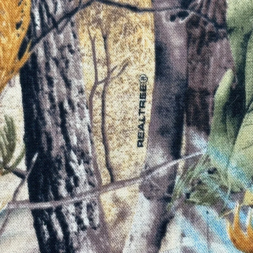 Realtree APG Camo Wildlife Valance Deer Bear Moose Cabin Decor 42x17